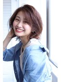 大人可愛い20代30代40代似合わせカットイメチェン流しバング
