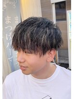 ドゥーアンジヘアー(dou-Ange hair) マッシュ×ハイライト