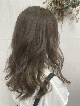 プランタン(Printemps) 韓国ウェーブ大人かわいいゆるふわスタイル◎ナチュラルアッシュ