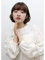 パープル 自由が丘(purple)&nbsp;小顔に見えるヘア/オリーブグレー／ココアベージュ[自由が丘]