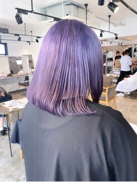 ザ オーダー(THE ORDER) ラベンダーカラー/ダブルカラー/ケアブリーチ/ハイトーンボブ