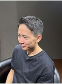 ビジネスツーブロック ベリーショート オールバック