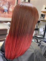 トルネード(TORNADO) あんスタ守沢千秋推しカラー 流星レッド グラデーション赤 S921