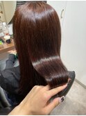 【山本】うる艶ストレートとチェリーブラウンカラー
