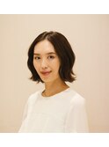 大人のラウンドボブ