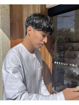 ツネ ヘアアンドヘッドスパ(TsuNE hair&head spa) マッシュショート ニュアンスパーマ