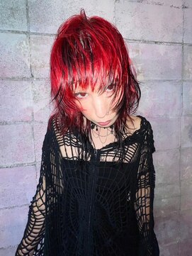 ハコ プラス(HACO+) ウルフ　レイヤーカット　ケアブリーチ　デザインカラー