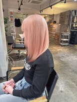 ザ オーダー(THE ORDER)&nbsp;ホワイトピンクケアブリーチダブルカラー裾カラーデザインカラー