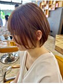 丸みショートボブ