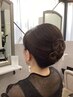 フォーマルヘアセット（和髪、夜会巻き、フィンガーウェーブなど）