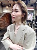 似合わせ小顔レイヤーボブウルフ_銀座/髪質改善