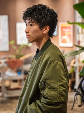 アイシーク(i SEEK) メンズショート×パーマ