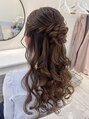 ヘアメイクアンドセットサロン リッコ(Hair make&set salon Ricco) デートや観劇など、大人可愛い♪ハーフアップお団子!