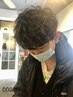 【men's限定】 カット+パーマ＋眉カット