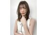 【圧倒的垢抜け】　前髪顔周りカット+艶感カラー+ＴＲ　韓国風/顔周り ￥8500