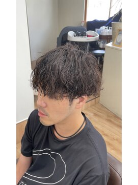 ハニー(HONEY) 波巻きスパイラルパーマ/波巻きパーマ/岡崎メンズパーマ