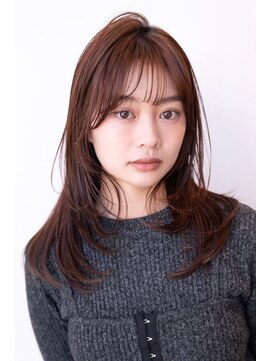 エースハバナ 渋谷(1 HAVANA) チョコグレージュ/20代30代大人かわいい/ミディアムレイヤー