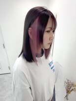 シアー(sheer) 《sheer /稲葉》#ケアブリーチ#イヤリングカラー#ピンクカラー
