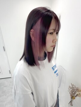 シアー(sheer) 《sheer /稲葉》#ケアブリーチ#イヤリングカラー#ピンクカラー