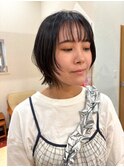 外ハネレイヤーボブ顔周りマッシュウルフカット