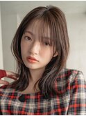 暗めカラー/韓国風巻き/レイヤーカット/髪質改善/縮毛矯正/富山