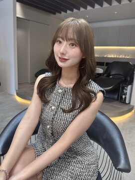 ロンド ロワール 門前仲町(Lond Loire) 韓国レイヤーカット/くびれ巻き/前髪顔周り/セミディ[門前仲町]