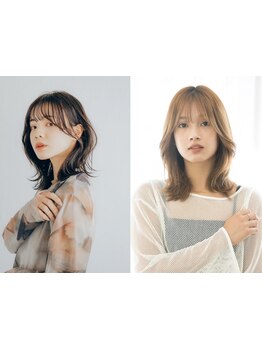 【難波3分/年中無休/9-22時】顔を綺麗に見せるカット◆実力派stylistがマスクでもかわいいスタイルを演出！