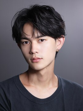 リップス レイ ギンザ(LIPPS Ray GINZA) 韓流ナチュラルおしゃれコンマバングフェザーパーマ【葵質感】