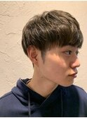 女子ウケ◎マッシュスタイル×明るめグレージュ☆