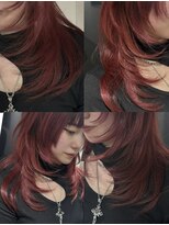 パーク バイ クリーム 大宮(PARK by CREAM)&nbsp;レイヤーとレッドカラー