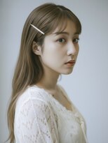 フレイムス ヘアアンドリラックス 赤羽店(Frames hair&relax)&nbsp;清楚系ハーフアップ20代30代◎前髪ありお呼ばれロングヘア赤羽