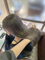 ハピネス クローバー 学園前店(Happiness CLOVER)&nbsp;グレージュ　アッシュグレージュ　透明感カラー