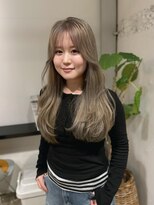 クリアーオブヘアー 栄南店(CLEAR of hair)&nbsp;レイヤー×ミルクティーベージュ