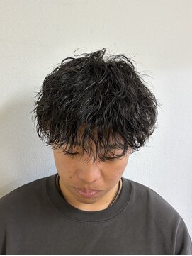 浪漫館 サンク(CINQ) 緩め波巻きで初パーマ R8/3