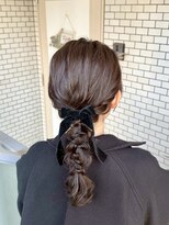 フェリーチェ(Felice)&nbsp;編みおろし ミディアムヘアセット お呼ばれヘア 参列ヘア
