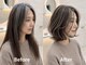 アースコアフュールボーテ 高岡店(EARTH coiffure beaute)の写真/白髪は隠さずにぼかす！キレイに魅せるグレイカラーで艶のある大人髪に♪ダメージレスで綺麗をキープ◎