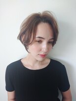 ロンド ブランシュ 錦糸町北口(Lond blanche)&nbsp;無造作カールデザインカラー丸みショート