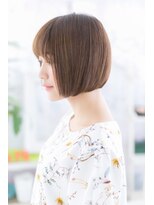 ミック ヘアアンドビューティー 大山店(miq  Hair&Beauty)&nbsp;大人かわいい☆艶カラー小顔前下がりボブb
