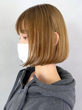 アイティー バイ アルバム 浦和店(IT by ALBUM) ライトアッシュ_ボブルフクールショートピンクベージュ_ba311091