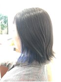 インナーカラーブルー