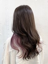 リッカ(RICCA)&nbsp;【インナーカラー】アッシュグレージュ×アメジストピンク♪