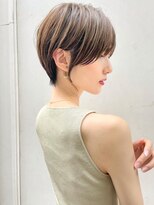 ロンドアンジュ 池袋(Lond ange) 【小原】美人　美髪ショート　ハイライトベージュ