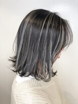 シークレット 経堂店(Secret)&nbsp;3Dコントラストハイライトシルバーアッシュ