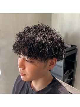 メンズヘアースパイス 本庄(Mens Hair SPICE) 波巻きマッシュ
