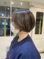 エクリフルール(equri fleur)&nbsp;ハイライトオンリーカラー！丸みショート