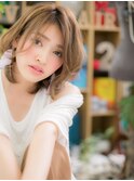 甘辛斜めバング抜け感くせ毛風小顔ボブルフc5北浦和20代30代40代