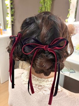 ジェネータ 新横浜店(GENETA) ツインお団子ヘア【ヘアセット/新横浜】