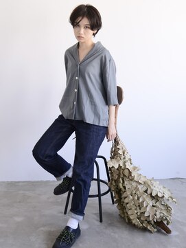 ロアー 葛西店(RAWR hair) 【RAWR】黒髪ショート_ウザバング