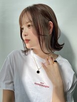 ウェグ 難波(WEG) くびレイヤー エモージュ 前髪 ミディアムボブ 小顔カット