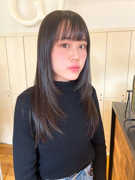 バディヘア イクス(BUDDY HAIR exx) 【大府　共和】レイヤーカット　顔まわりレイヤー